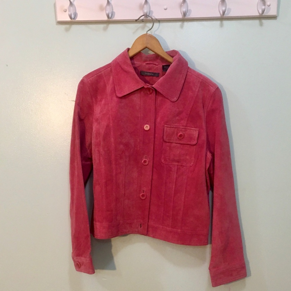 Suede+Silk Jacket